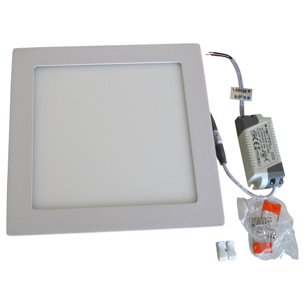 Panel LED slim 18W biały neutralny kwadratowy premium