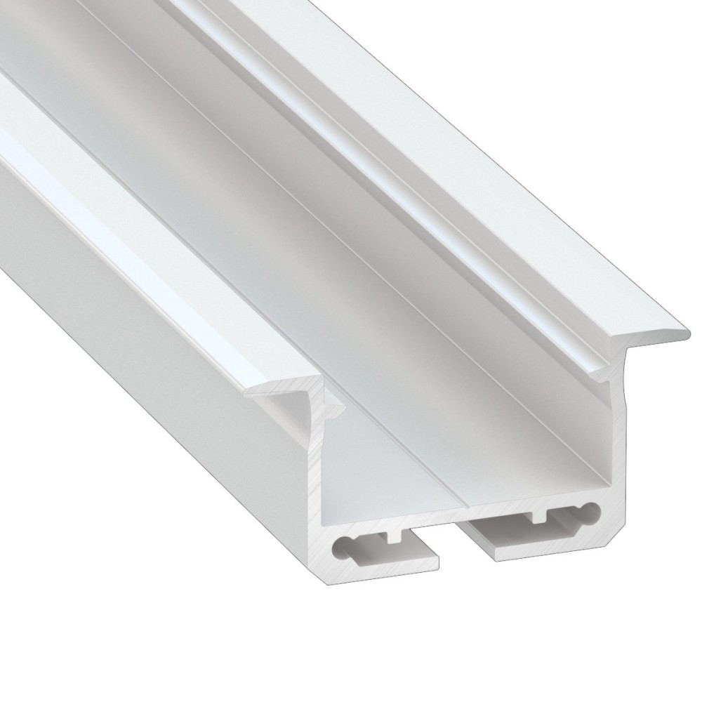 INSILEDA profil 2m aluminiowy lakierowany biały wpuszczany