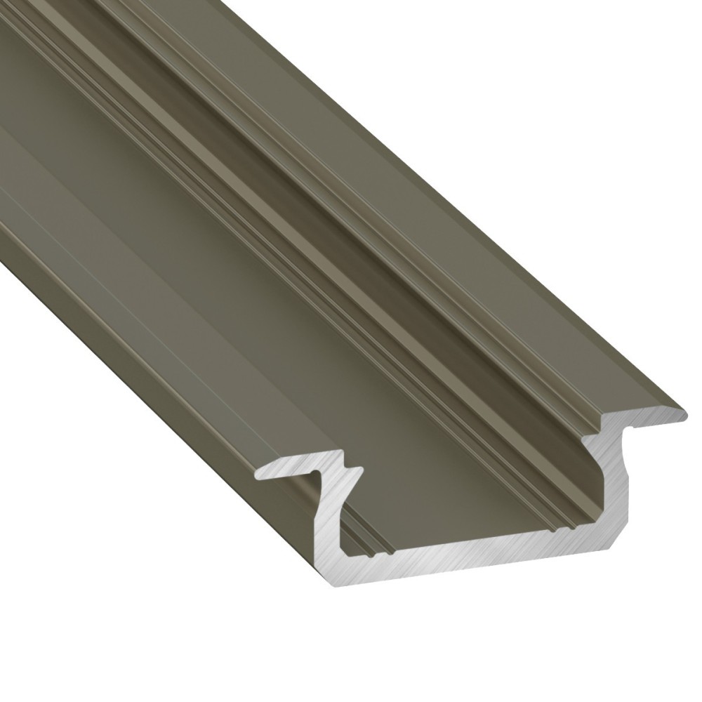 Profil typ Z 1m aluminiowy anodowany inox wpuszczany
