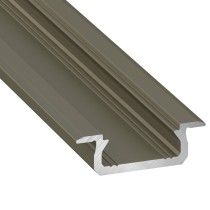 Profil typ Z 2m aluminiowy anodowany inox wpuszczany