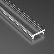 Klosz SLIM transparentny PVC do profili LED 1m
