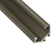 Profil typ C 1m aluminiowy anodowany inox kątowy 45°