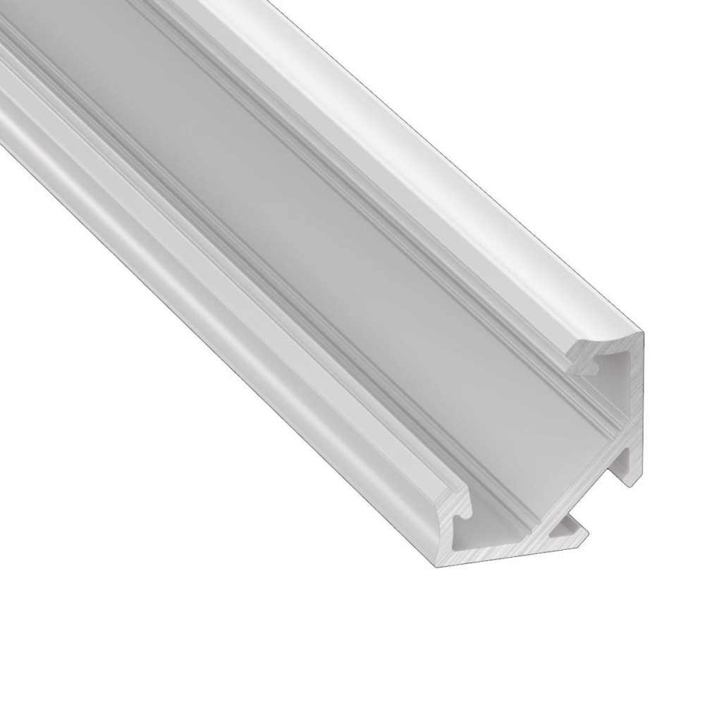 Profil typ C 1m aluminiowy lakierowany biały kątowy 45°
