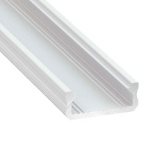 Profil typ D 2m aluminiowy biały nawierzchniowy