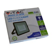 Naświetlacz LED V-TAC PRO 50W biały zimny 6400K BK SAMSUNG CHIP