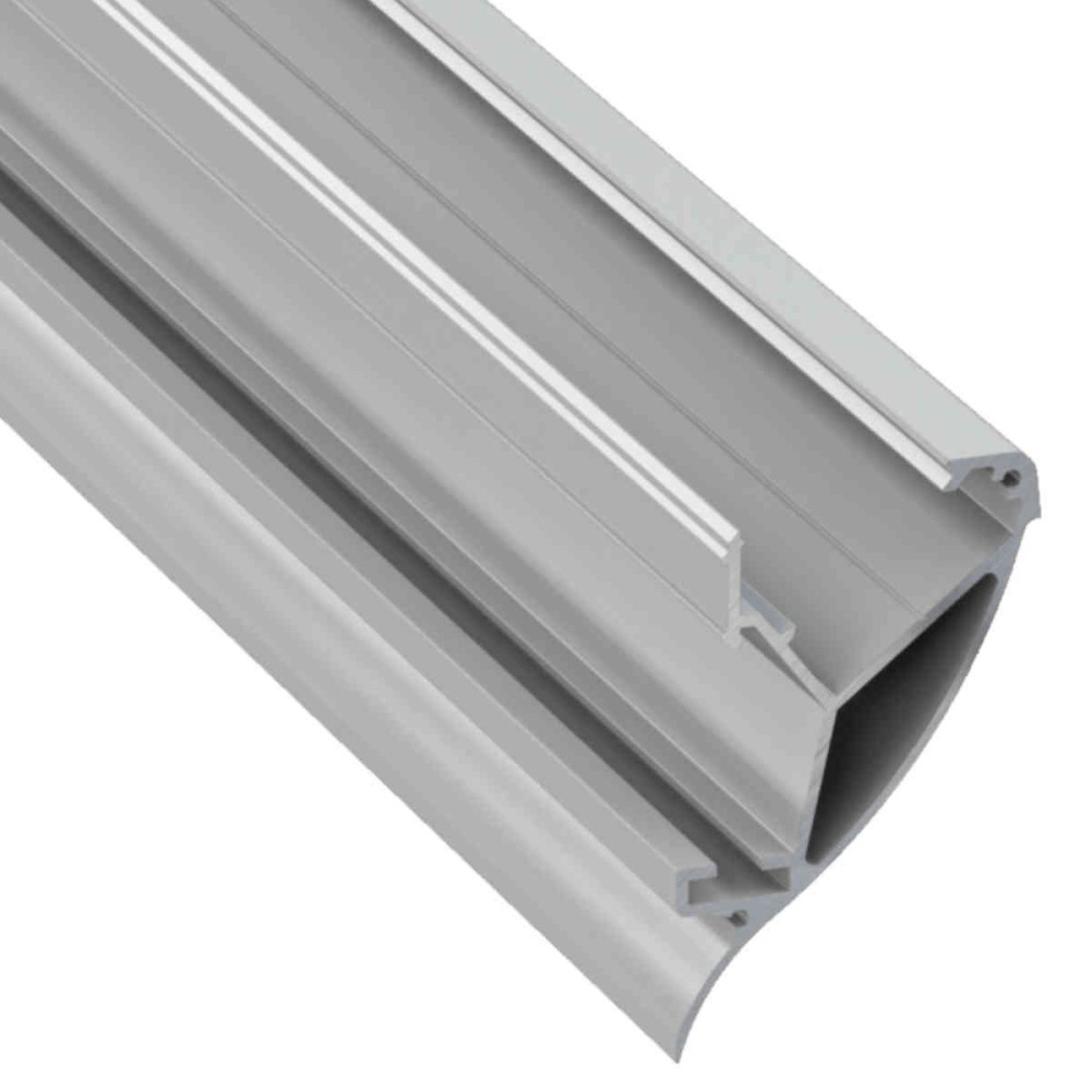 CONVA profil aluminiowy anodowany srebrny nawierzchniowy 2m