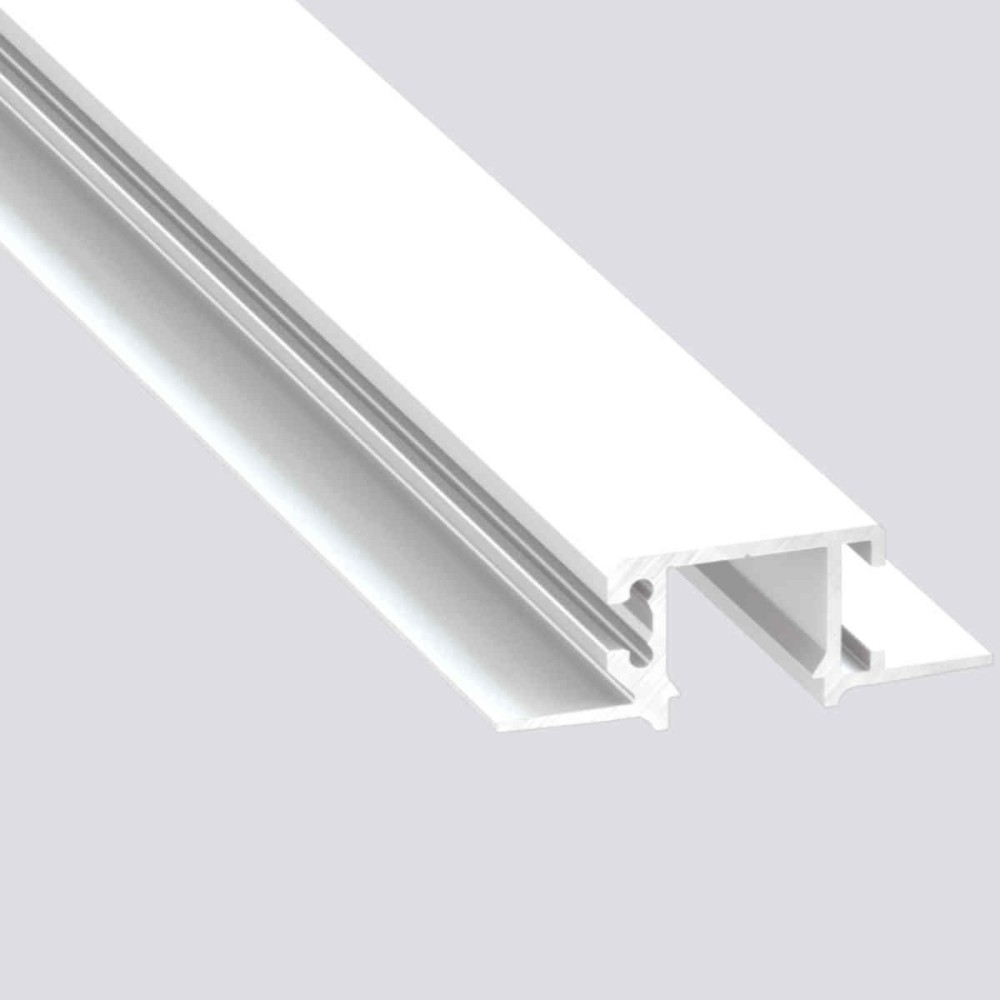Mono profil aluminiowy lakierowany biały wpuszczany 2m