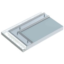 APA16 profil aluminiowy anodowany srebrny ścienny/sufitowy 2m