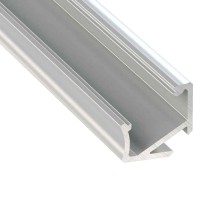 Profil typ H 2m aluminiowy surowy kątowy 30°/60°