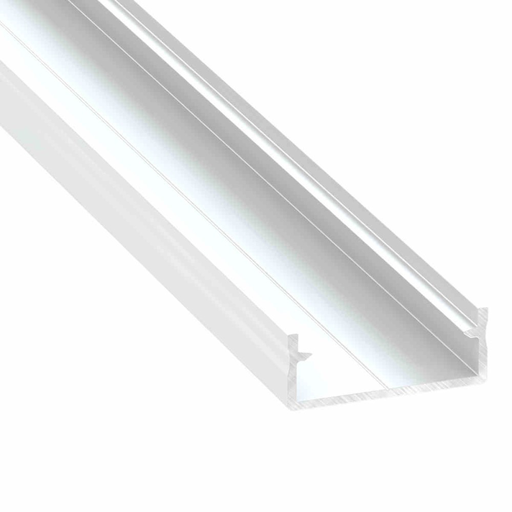 Profil DUAL 1m aluminiowy lakierowany biały nawierzchniowy