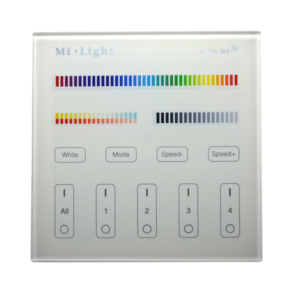 MILIGHT T4 Pilot panelowy 4-strefowy RGB/RGBW/RGB+CCT 230V