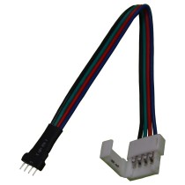 Złączka klips z wtykiem 4-pinowym do kontrolera do taśm LED RGB 10 mm