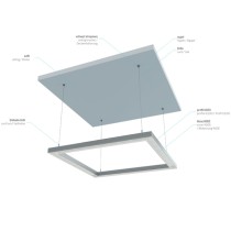 Iledo profil aluminiowy lakierowany biały 2m